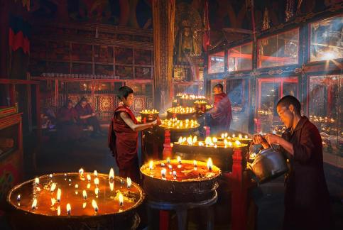 Buddhist worship