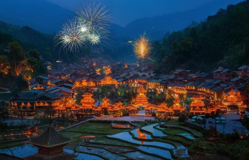 Festive Miao Village 1741