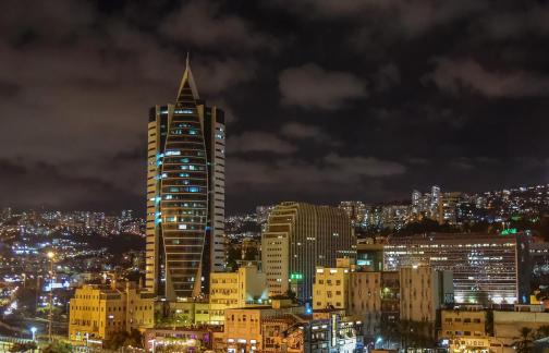 Haifa by night