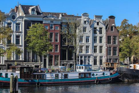 Old Houses on Amstel