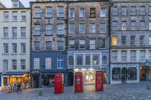 Royal mile phone boxes