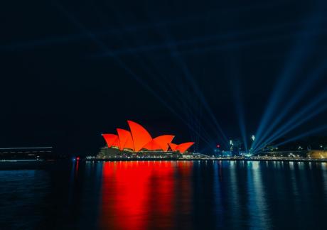 Vivid Red Opera House Sydney 3