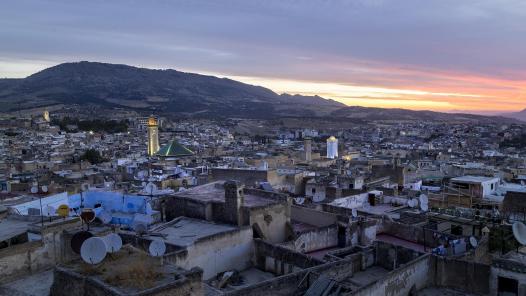 Morocco blue Hour