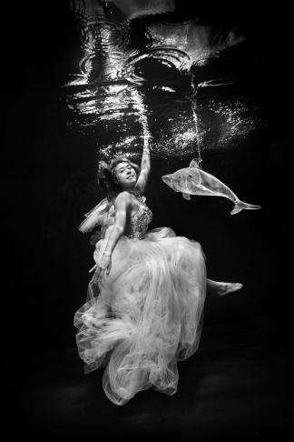 Lady and fish
