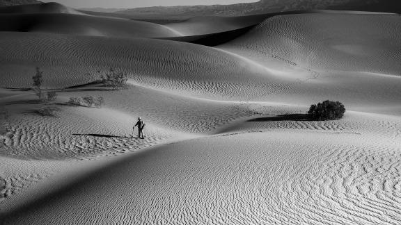 One Man On Desert