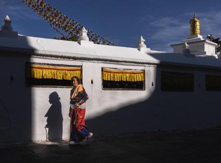 Walking between Light and Shadow