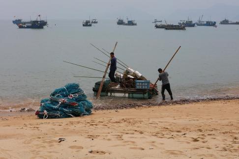 Fishing boats at sea 26