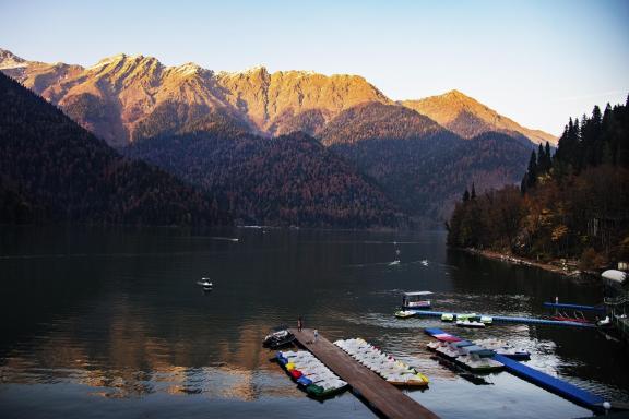 Lake Ritsa in Abkhazia