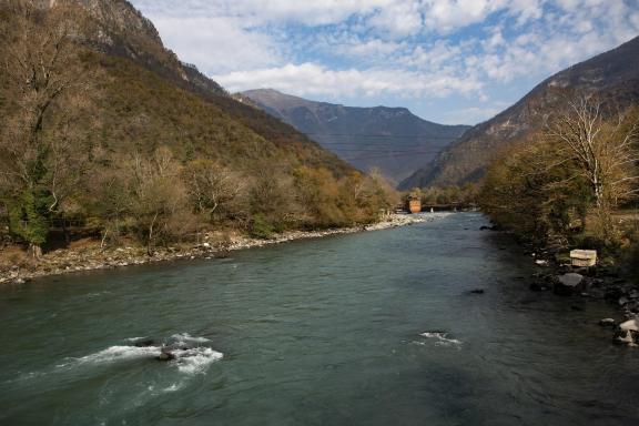 River and mountains-2