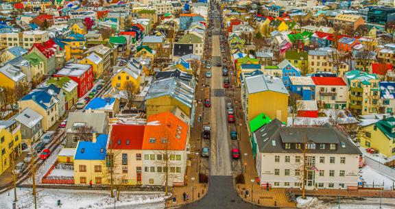 Downtown In Iceland City 102