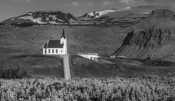 Red Church in Iceland