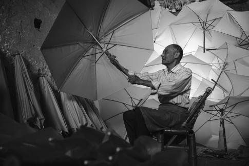 The old umbrella maker