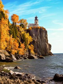 Split Rock Lighthouse Fall Colors