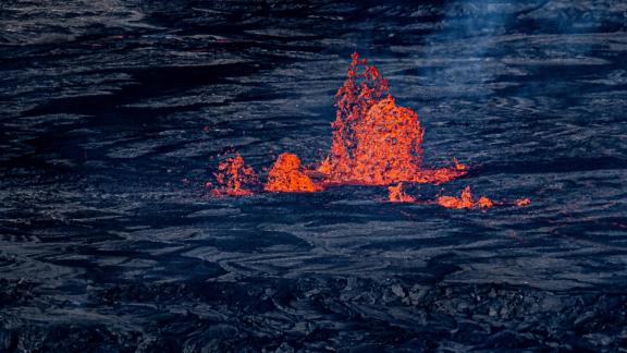 Boiling Lava Kilauea Hawaii