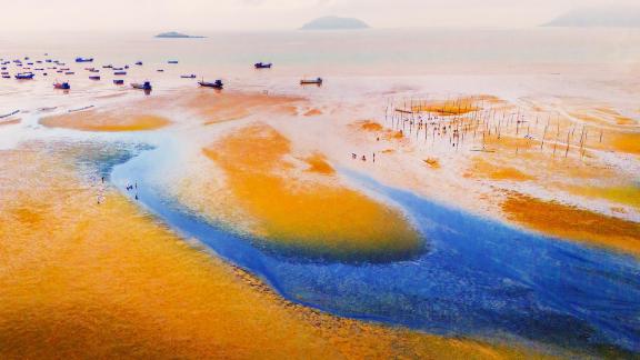 Colorful beach