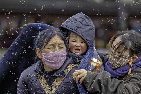 winter children