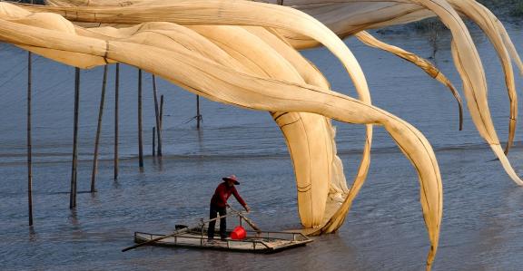 Floating net