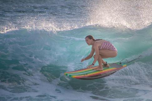 Surfing Girl