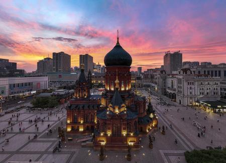 Sophia Church Beautiful sunset glow