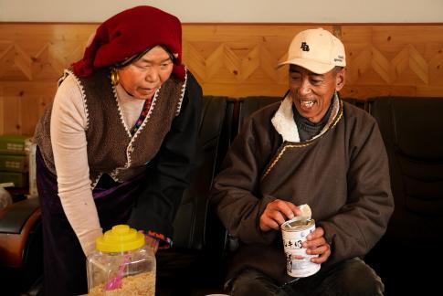 Tibetan couple