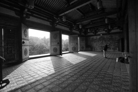 Deep courtyard slanting sun 1