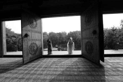 Deep courtyard slanting sun 4