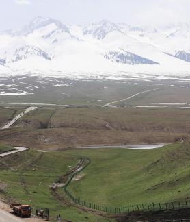 Seeing the snow capped mountains 17