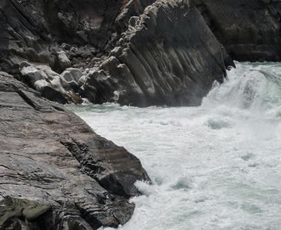 Angry waves of the river 15