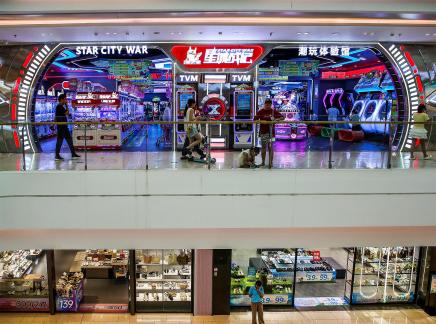 Strolling around the mall 38