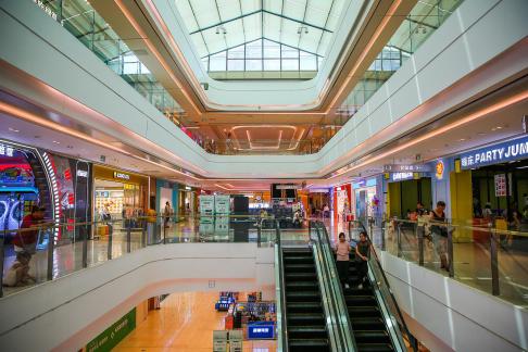 Strolling around the mall 40