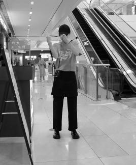 Strolling around the mall 34