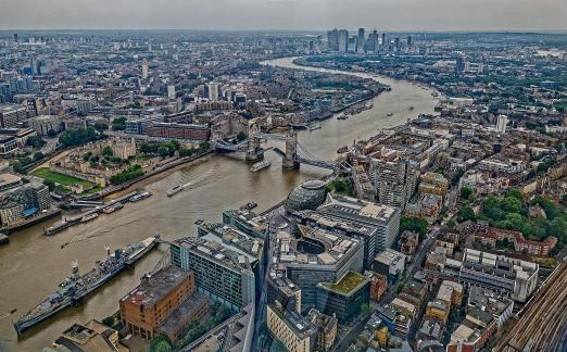 The River Thames from The Shard