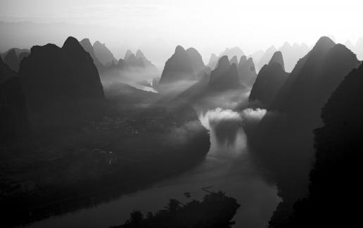 Smog Xianggong mountain