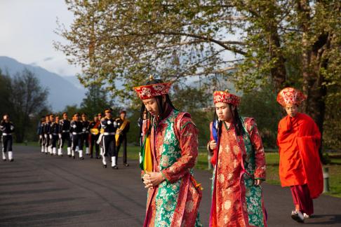 Bhutan Flag Ceremony