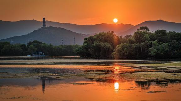 Sunset in Summer Palace