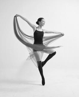 Ballet With a Light Scarf 001