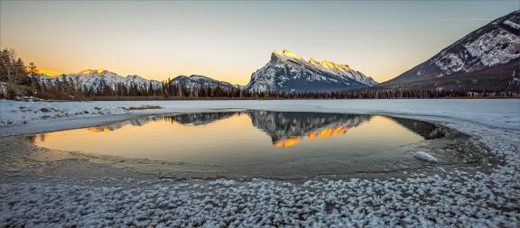 Vermilion Lake Sunrise in Banff