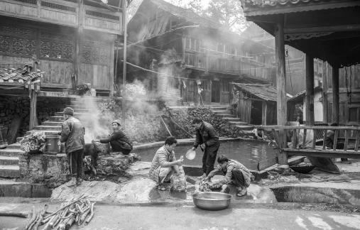 Morning of Dong Village