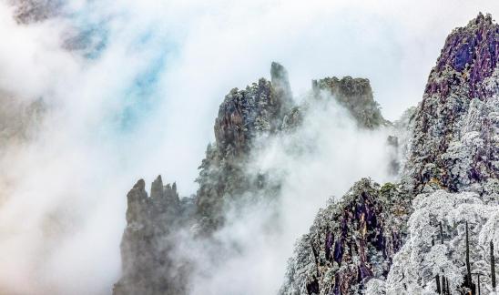 Mount Huangshan is picturesque