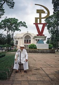 Man in white