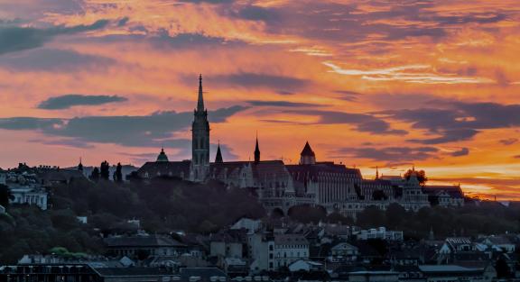 Budapest In Evening