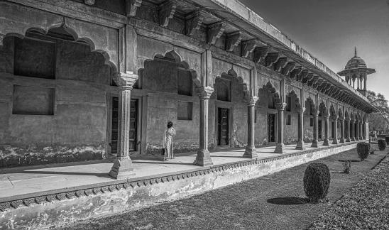 Near the Taj Mahal