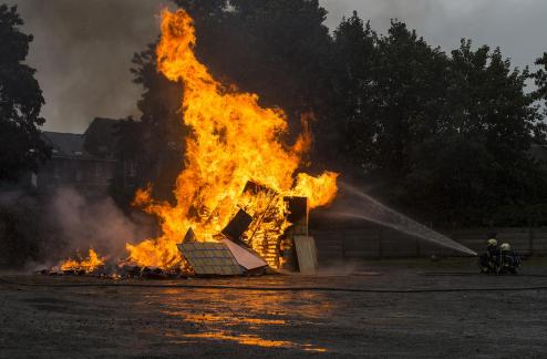 Feu de baraque