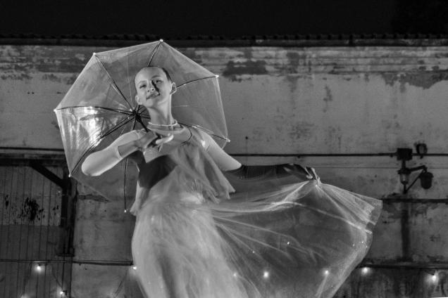 Girl with an umbrella