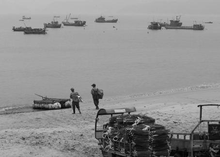 Fishing boats at sea 49