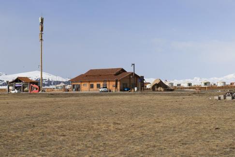 Seeing the snow capped mountains 32