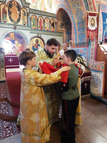 Communion in church-2