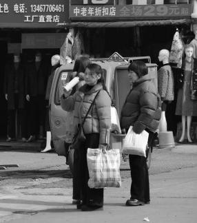 Walking down the street 26