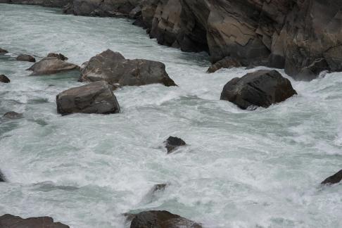 Angry waves of the river 9