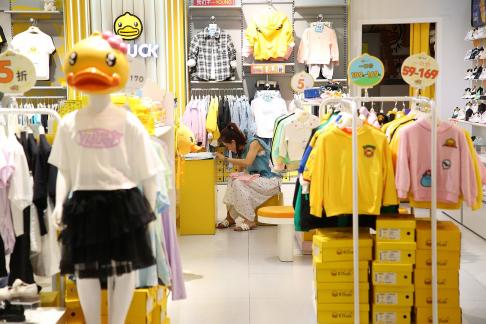 Strolling around the mall 56